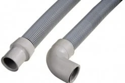 Zubehör Für Waschmaschinen XavaX Ablaufschlauch (2,5m) Grau