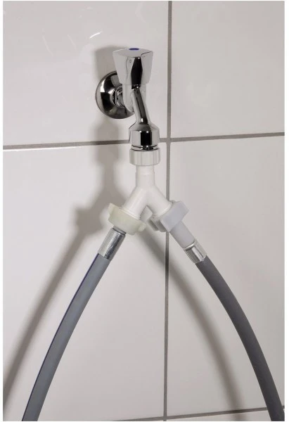 Zubehör Für Waschmaschinen XavaX Y-Verteiler Zulaufschlauch Waschmaschinen-Zubehör 2 Zubehör Für Waschmaschinen XavaX Y-Verteiler Zulaufschlauch Waschmaschinen-Zubehör – Bild 2