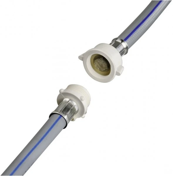 Zubehör Für Waschmaschinen XavaX Zulaufschlauch-Verlängerung (2,5m) Grau 3 Zubehör Für Waschmaschinen XavaX Zulaufschlauch-Verlängerung (2,5m) Grau – Bild 3