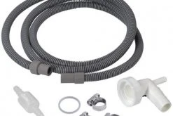 Zubehör Für Trockner XavaX Ablaufschlauch-Set Wäschetrockner-Zubehör Grau